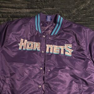 Purple Hornets Satin Jacket
